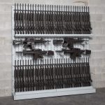 Single-Sided Expandable Weapon Rack with High-Density M4 Rifle Storage