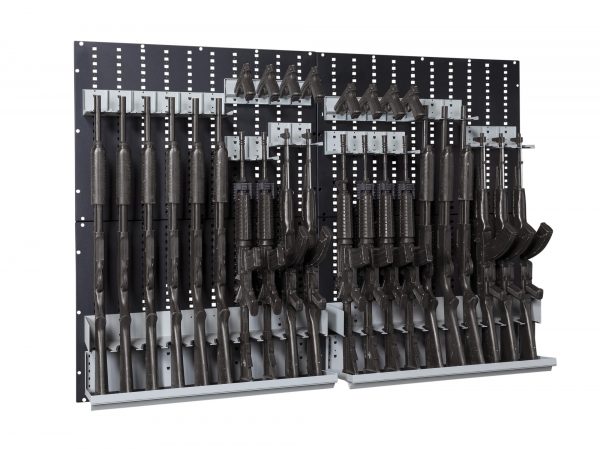Weapon-Wall-Panel-Installed-Rack-with-rifles