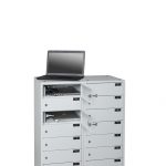 7-Compartment Laptop Tower Horizontal Bank
