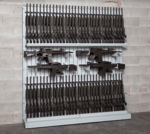 Single-Sided Expandable Weapon with Rifle Storage